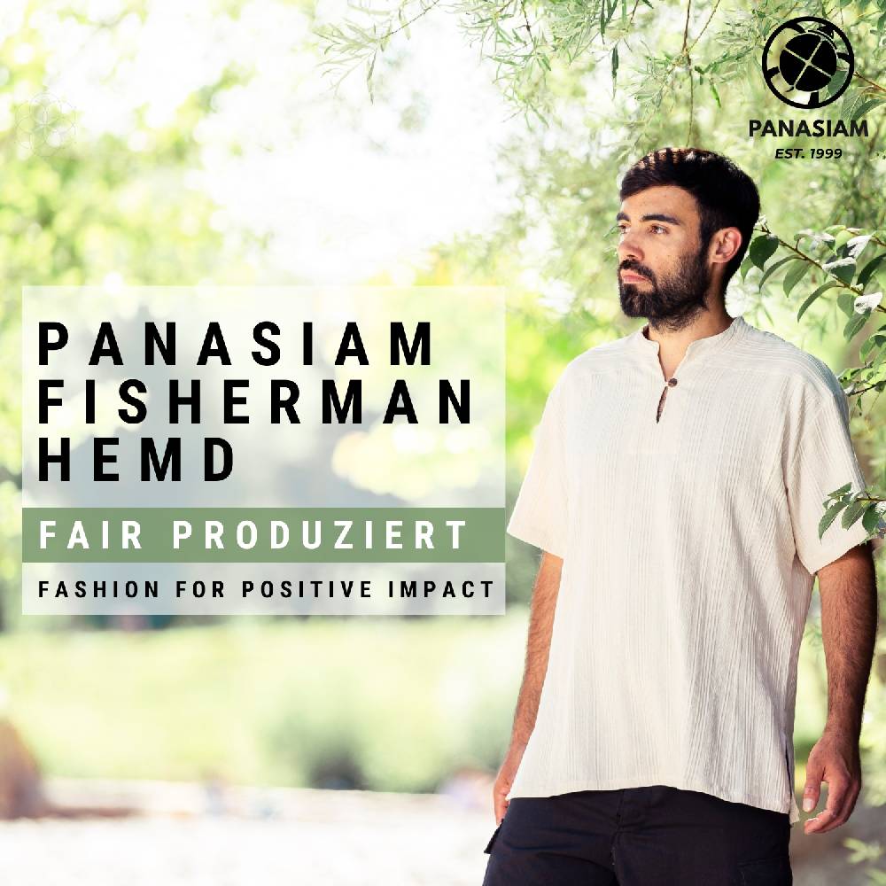 Panasiam Fischerhemd Klassik | Kurzarm Sonderangebot der Fabrik