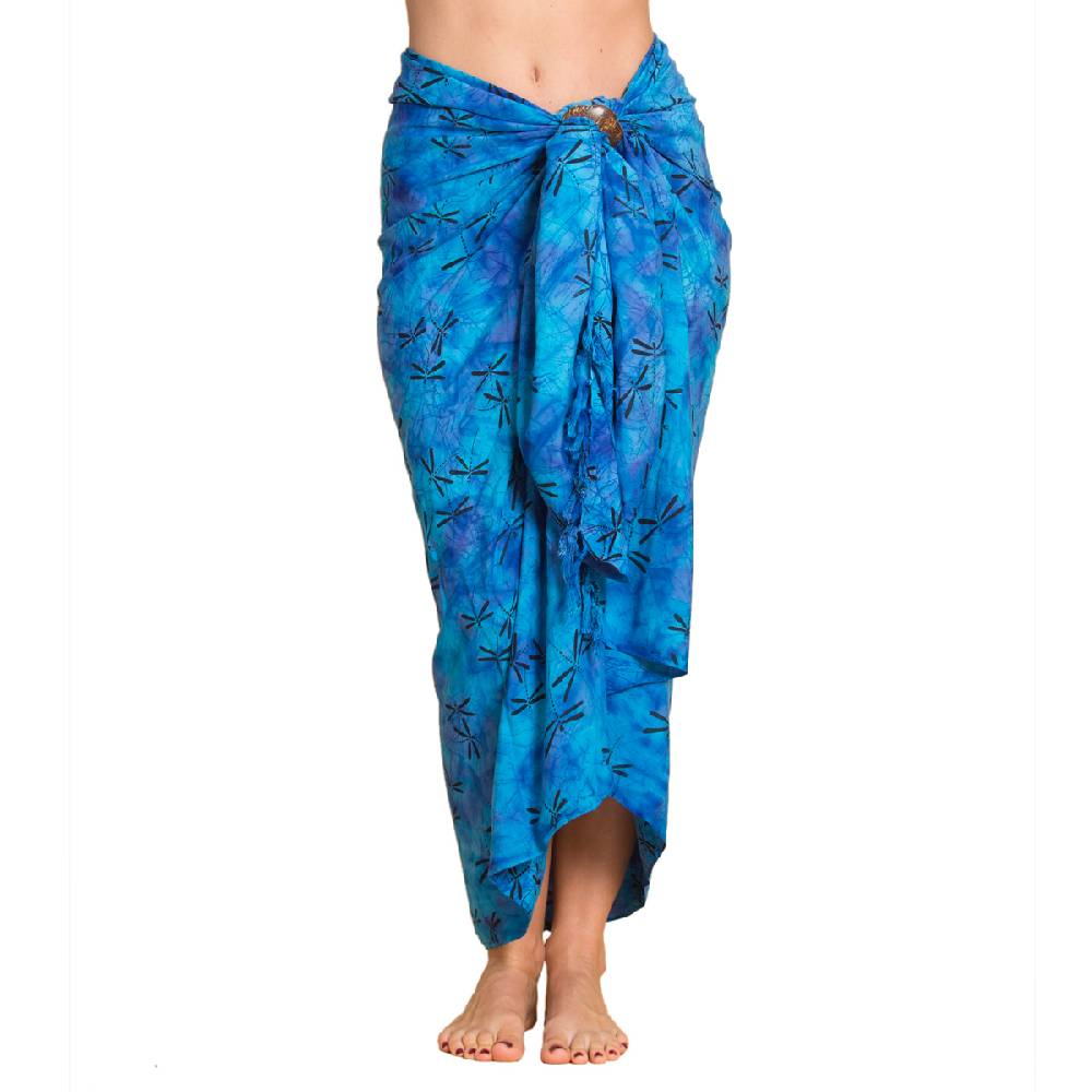 Panasiam Sarong Wachsbatik blautöne