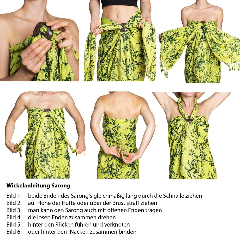 Panasiam Sarong Wachsbatik blautöne Günstiger Verkauf