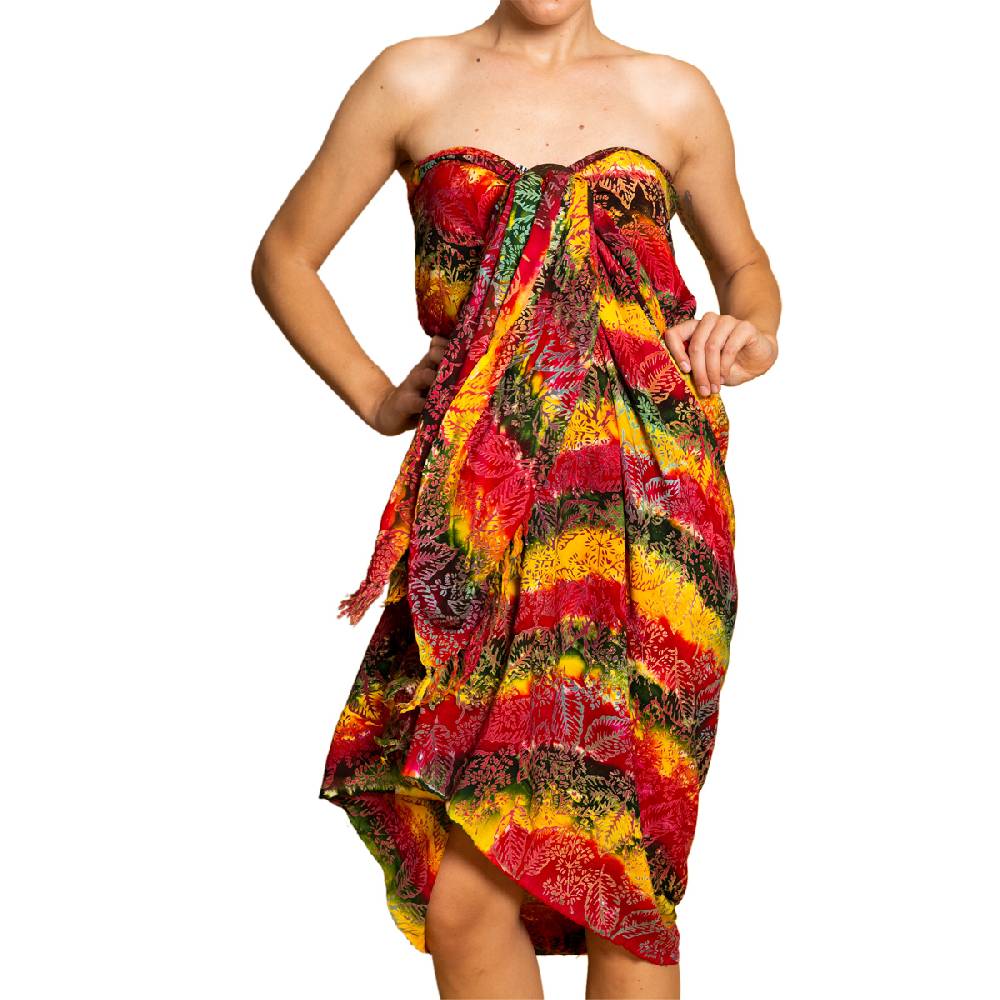 Panasiam Sarong Wachsbatik bunttöne