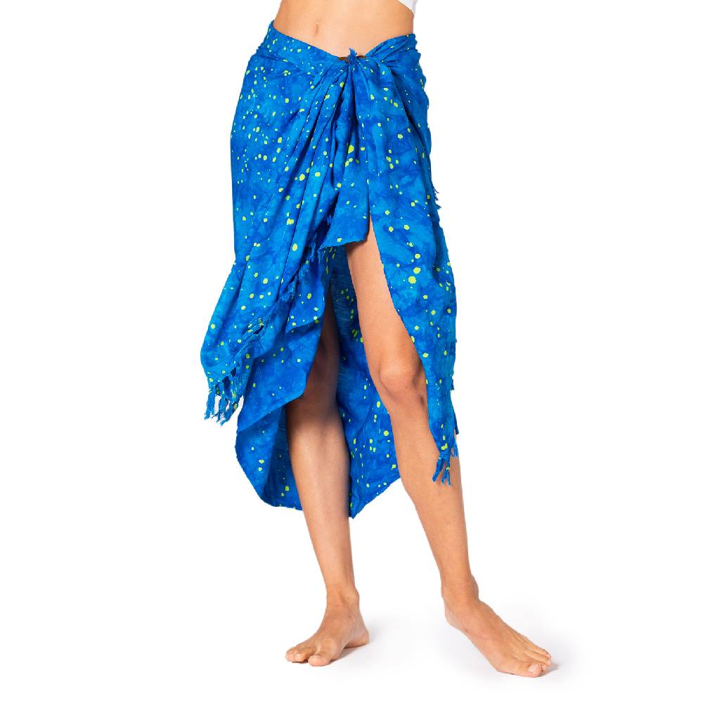 Panasiam Sarong Wachsbatik Sternenhimmel in zwei Größen
