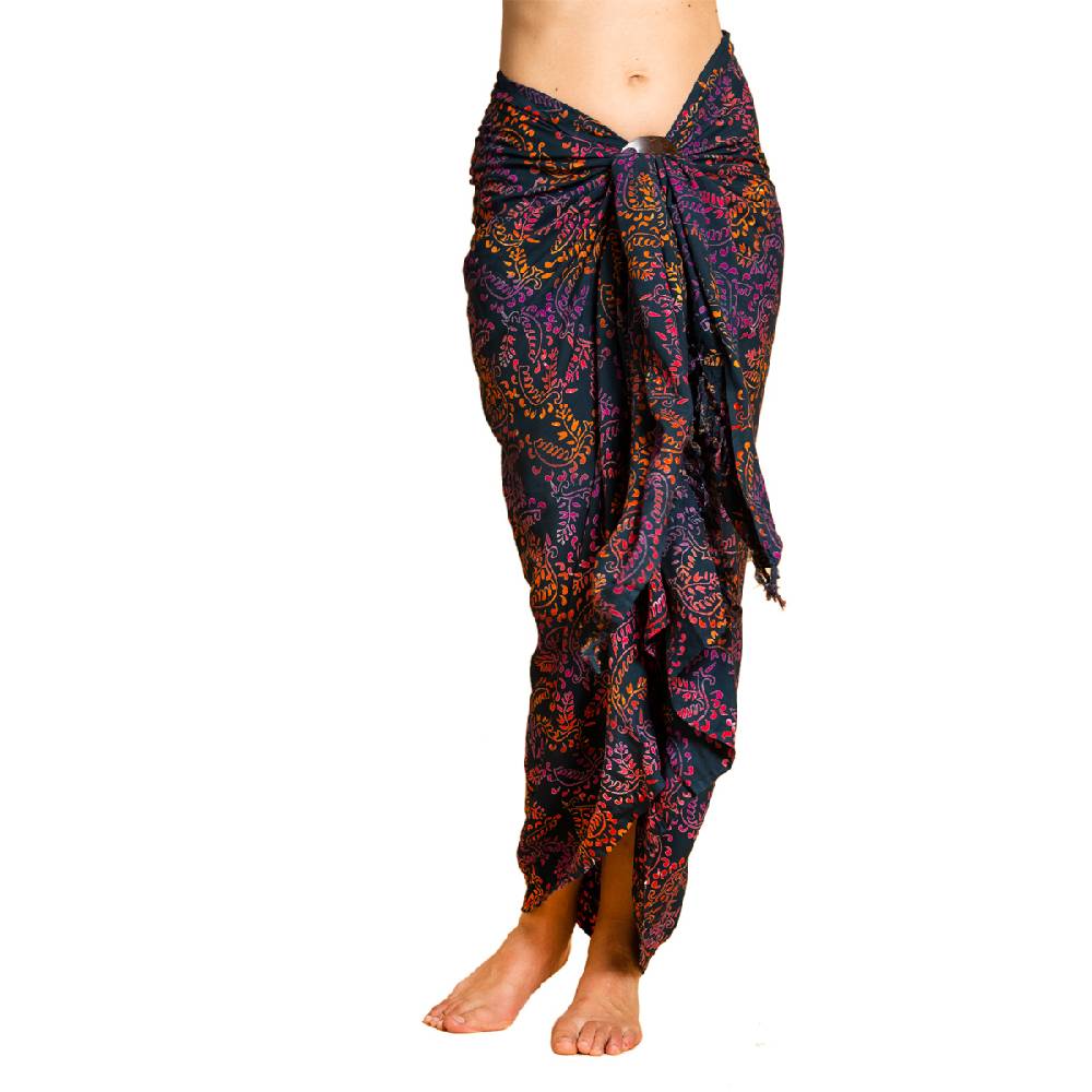 Panasiam Sarong Wachsbatik dunkle Designs Fabrik Onlineshop
