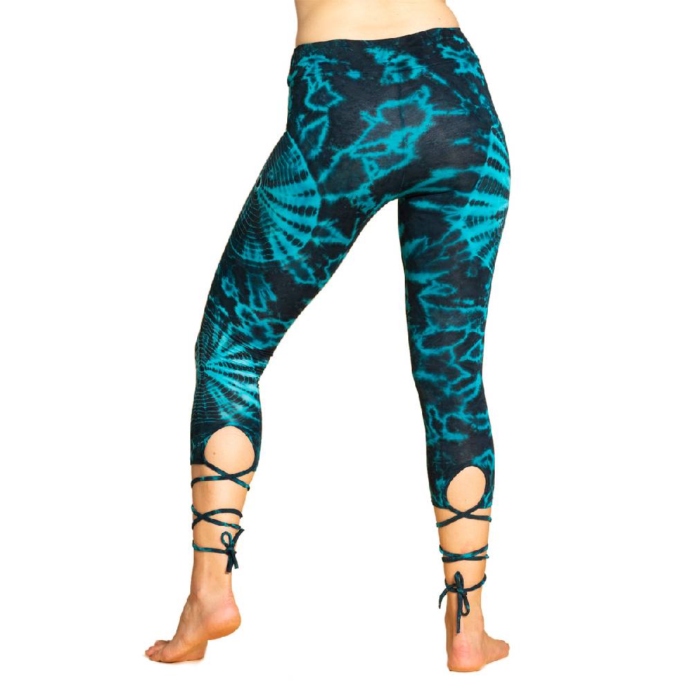 Panasiam Batik Leggings Lace-Up 3/4 Outlet