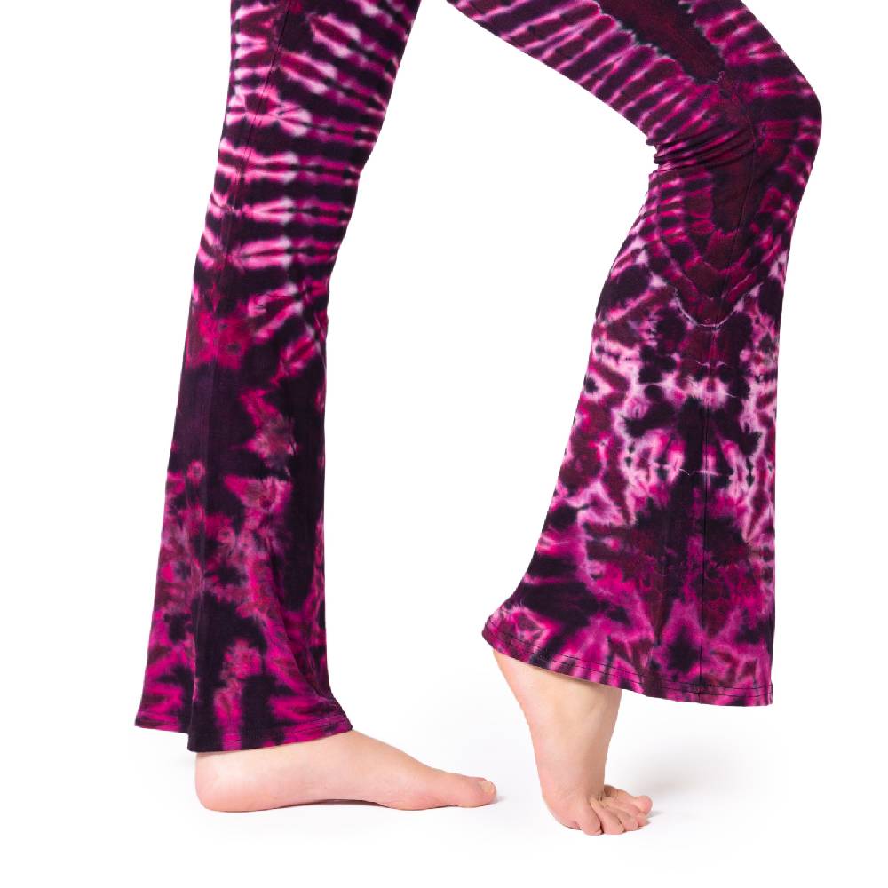 Panasiam Batik Leggings mit Schlag Auslauf