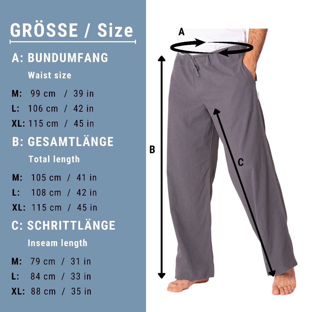 Panasiam Stoffhose aus feiner Baumwolle Schlussverkauf