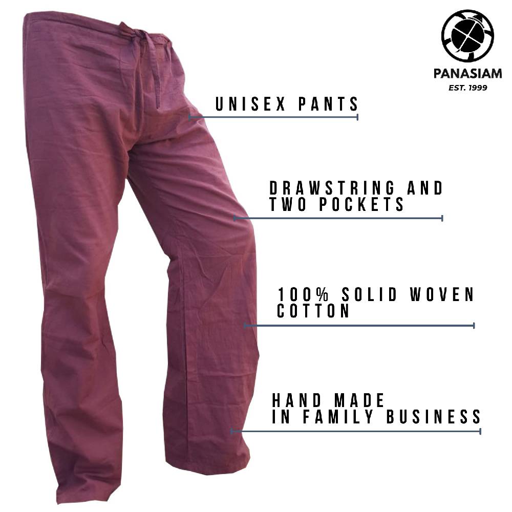 Panasiam Stoffhose aus feiner Baumwolle Schlussverkauf