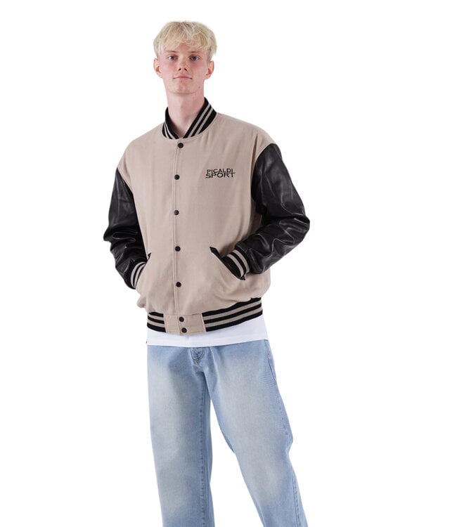 Picaldi Sweatjacket College Jacke TIGER Beige 50% Rabatt mit kostenlosem Versand