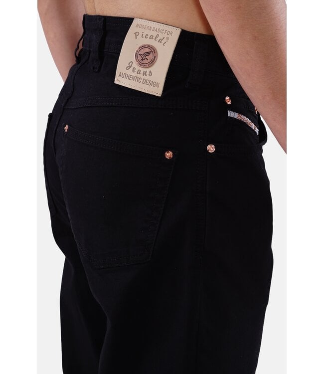 Picaldi Zicco 472 Gabardine Glow BLACK | Loose & Relaxed Fit Speichern exportieren