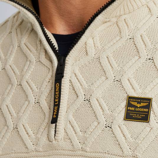 Pme Legend Pullover mit halbem Reißverschluss Lagerräumung