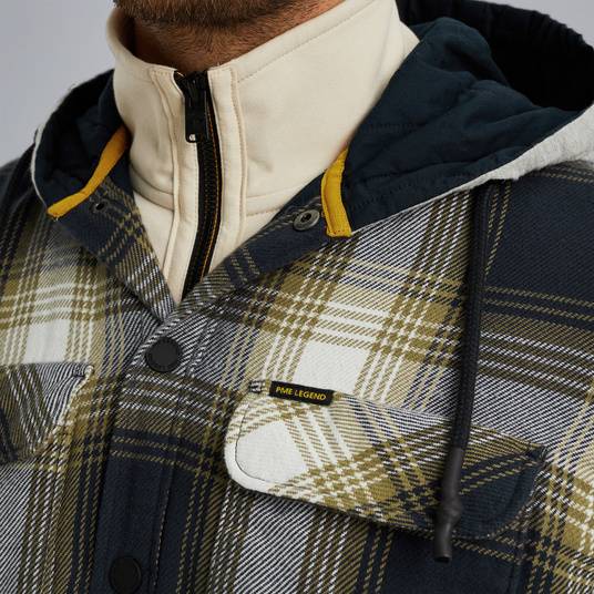 Pme Legend Hemdjacke mit Kapuze Fabrikverkauf