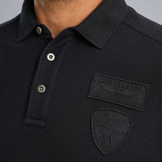 Pme Legend Poloshirt mit langen Ärmeln Kostenloser Versand