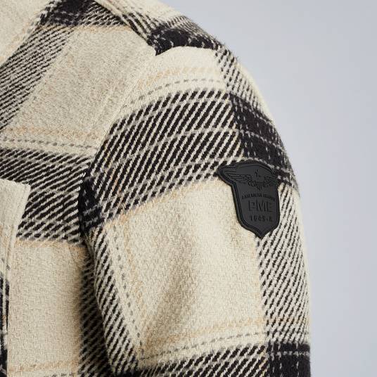 Pme Legend Hemdjacke mit Karomuster Großer Ausverkauf