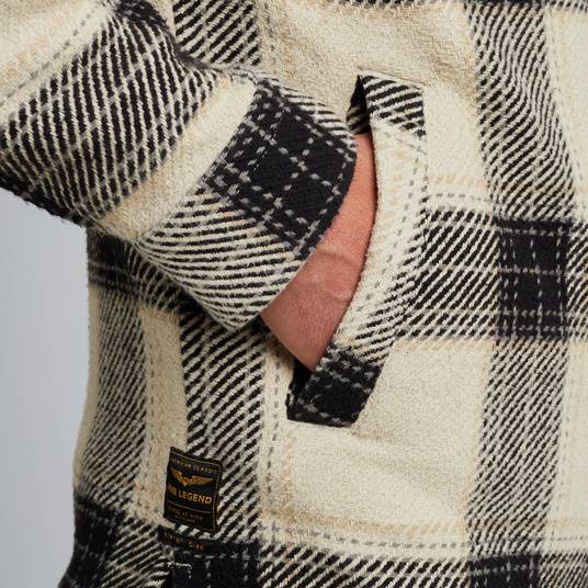 Pme Legend Hemdjacke mit Karomuster Großer Ausverkauf