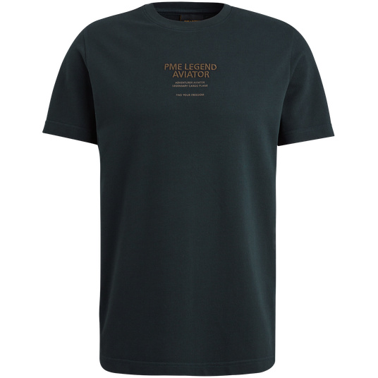 Pme Legend T-Shirt mit Waffelstruktur Tägliche Deals
