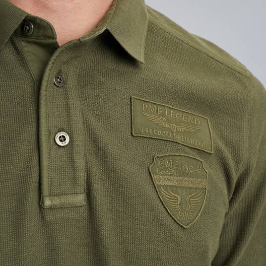 Pme Legend Poloshirt mit langen Ärmeln Letzter Tag