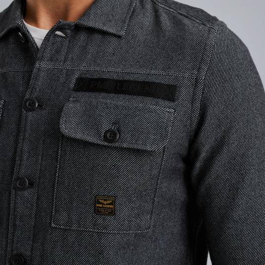 Pme Legend Hemdjacke aus Flanell-Twill Kostenloser Versand international