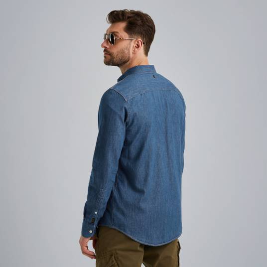 Pme Legend Hemd mit Indigo-Waschung Auslauf