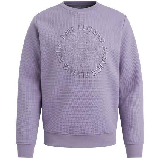 Pme Legend Sweatshirt mit Waffelstruktur Tägliche Deals