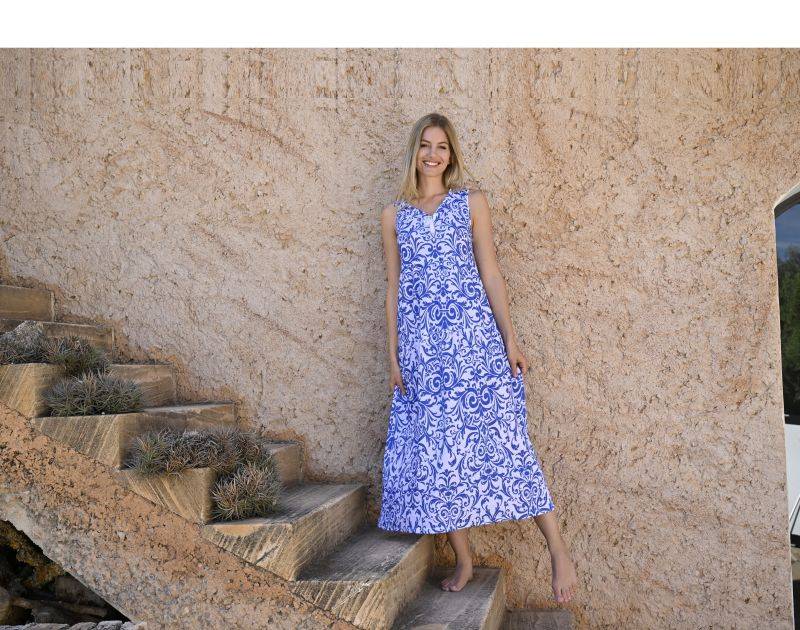 Ringella Maxikleid im Stufen-Look Blitzangebot