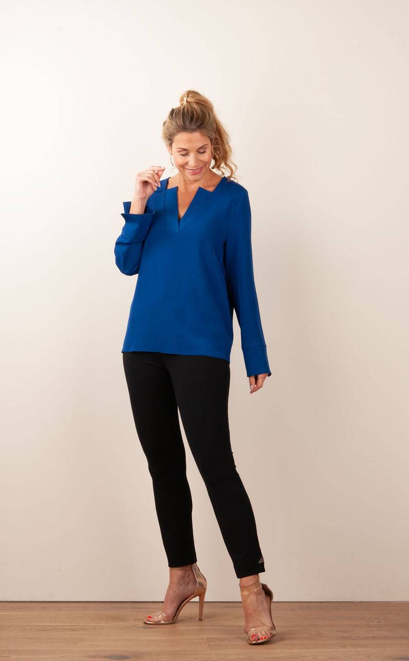 PIU&PIU Blusenshirt Royalblau Online Shopping