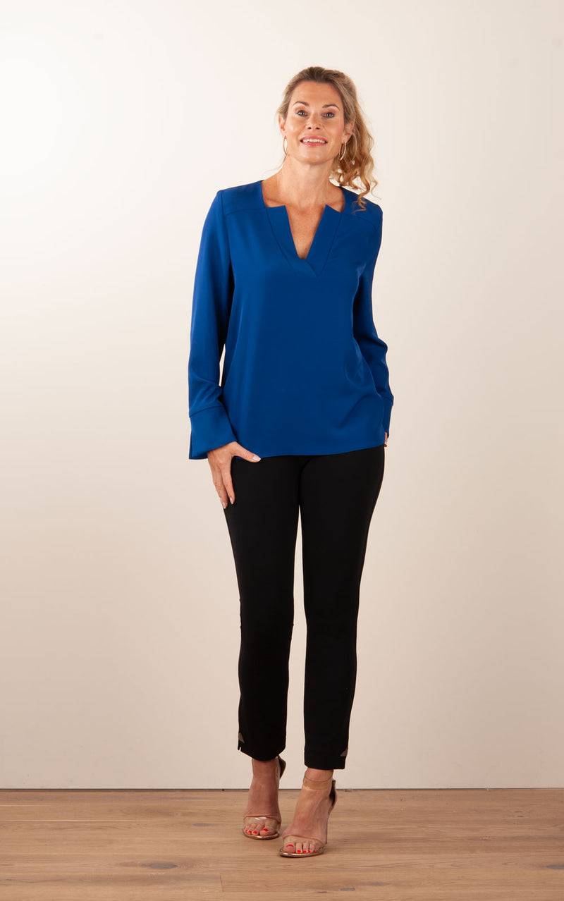 PIU&PIU Blusenshirt Royalblau Online Shopping
