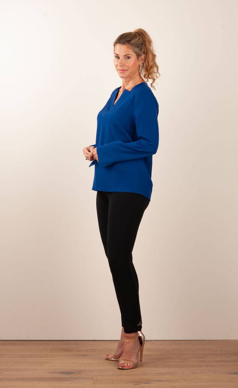PIU&PIU Blusenshirt Royalblau Online Shopping