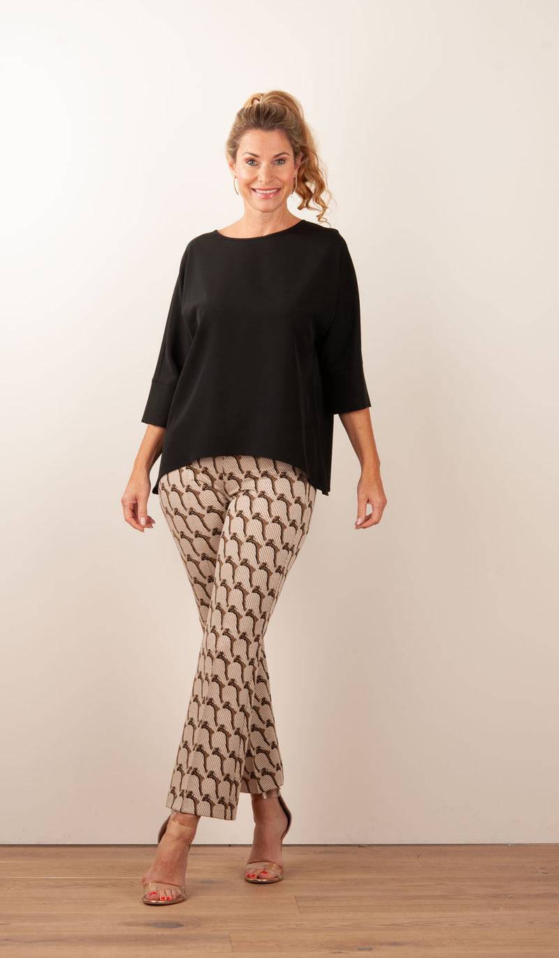 Cambio Hose „Faith“ Beige | Gold | Schwarz Saisonschlussverkauf