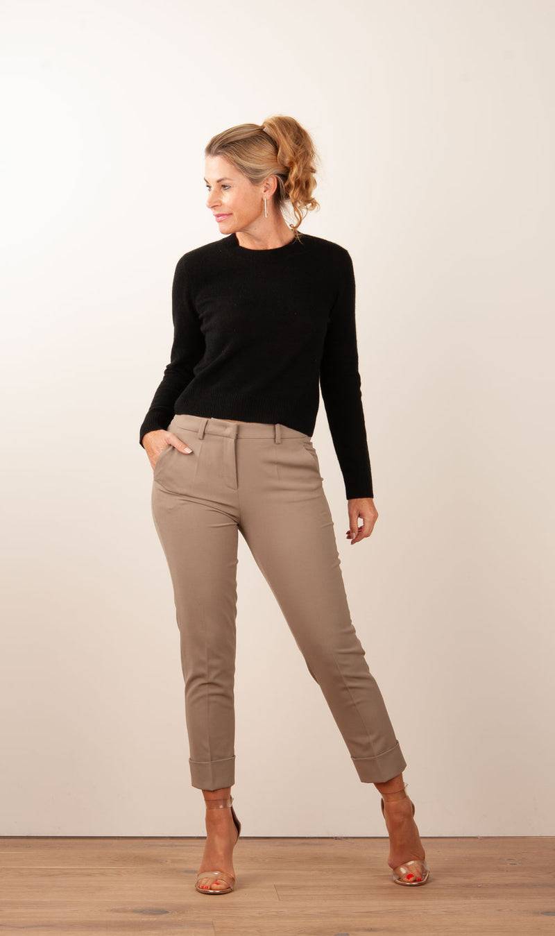 Cambio Hose „Krystal“ Taupe Vatertagsangebot