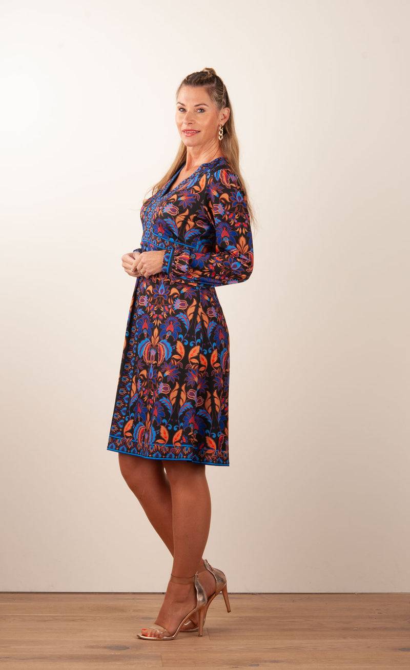 Hale Bob Kleid Schwarz | Blau | Multicolor Große Rabatte