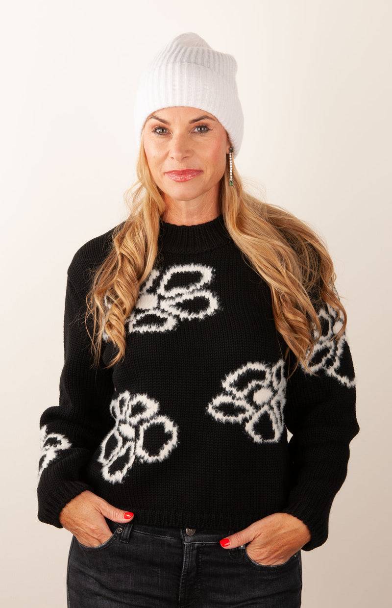 fleur Kaschmir Mütze Offwhite Bis zu 50% Rabatt