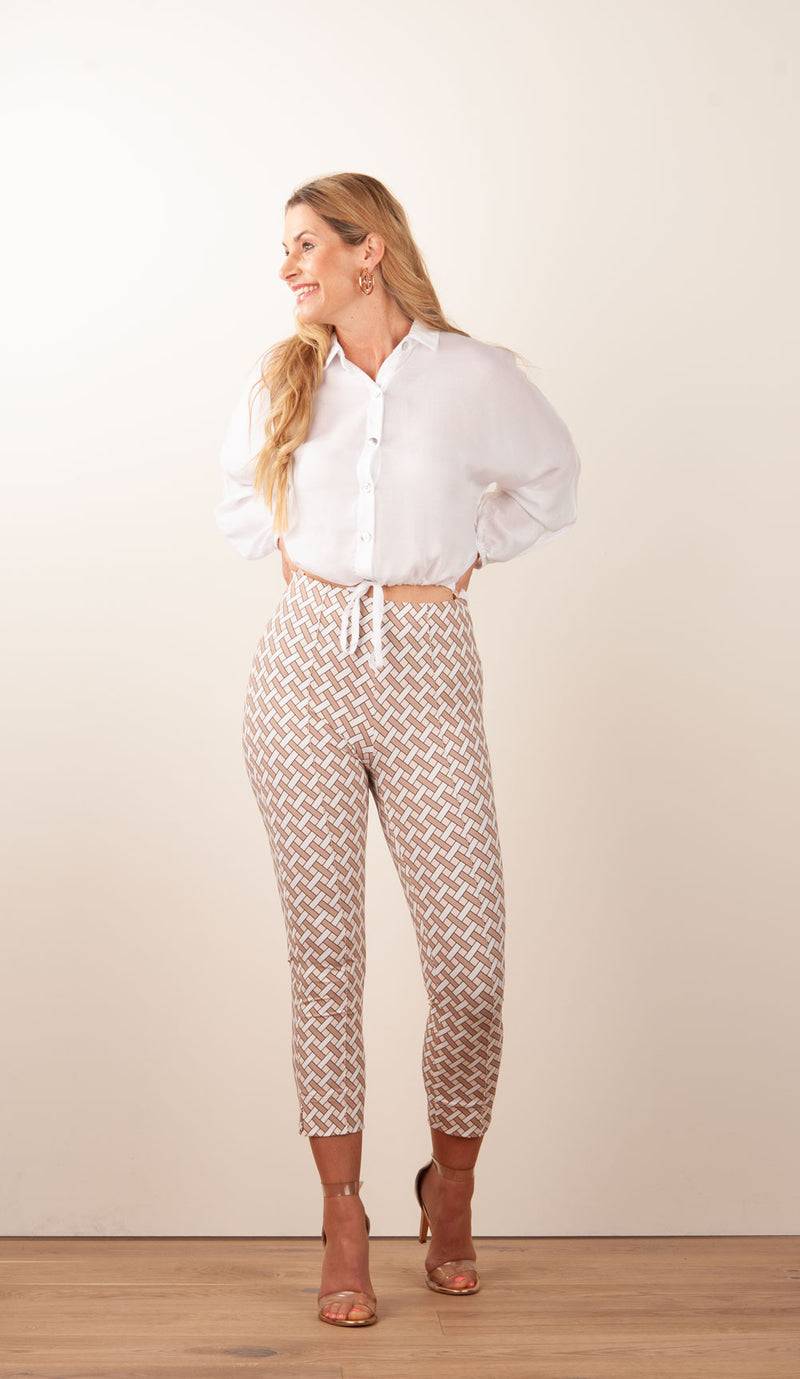 Seductive Hose „Capri“ Beige | Puder | Weiß Verkauf
