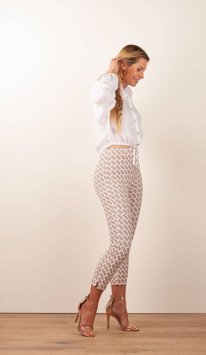 Seductive Hose „Capri“ Beige | Puder | Weiß Verkauf