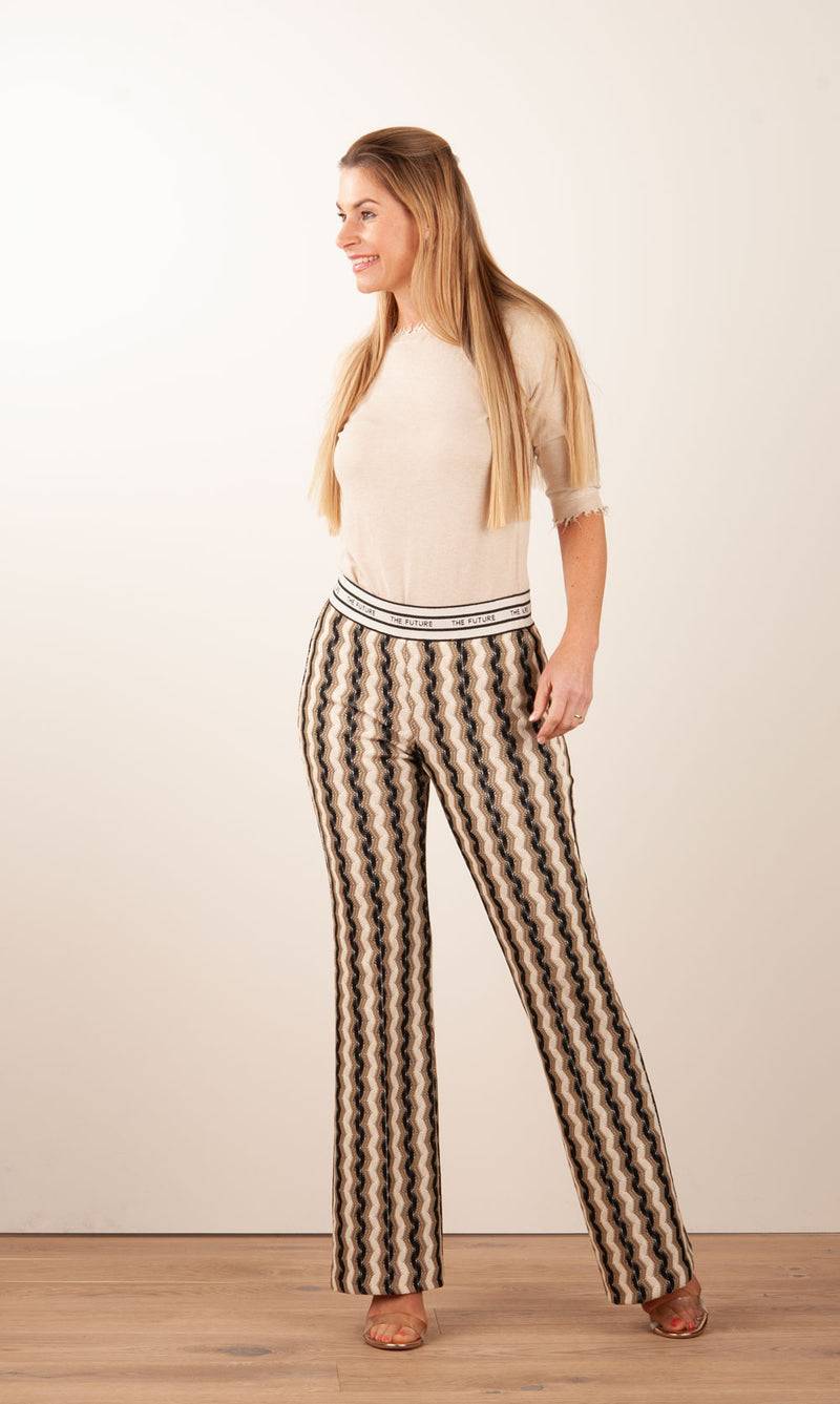 Cambio Hose „Francis“ Creme | Beige | Schwarz Versandkostenfrei