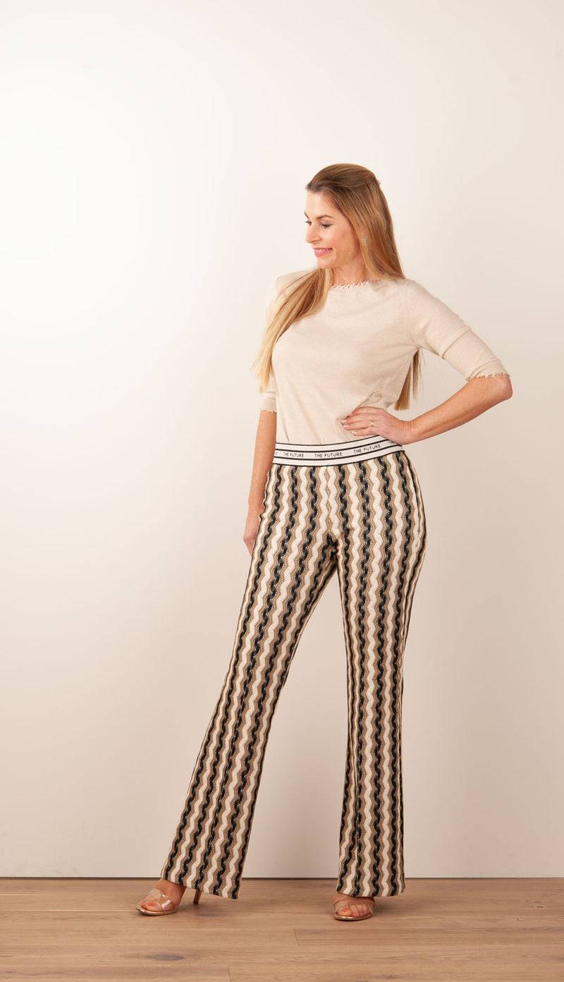 Cambio Hose „Francis“ Creme | Beige | Schwarz Versandkostenfrei