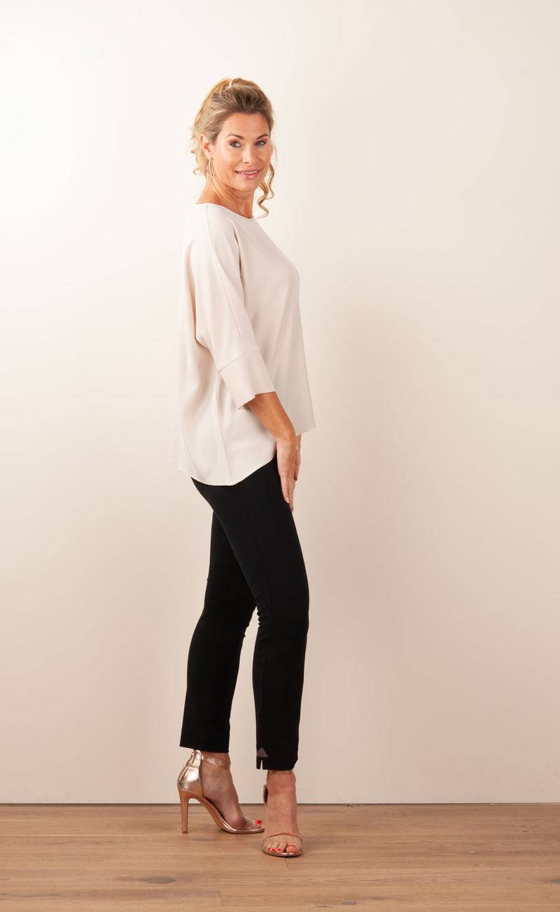 PIU&PIU Blusenshirt Hellbeige Neueste Mode