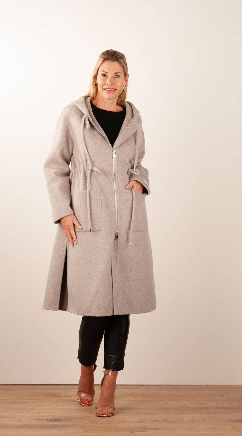 VITTORIA Mantel Taupe Letzte 3 Tage