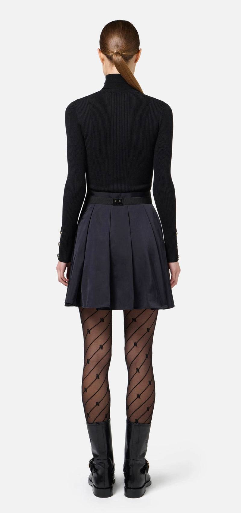 Elisabetta Franchi Kleid Schwarz Riesige Rabatte