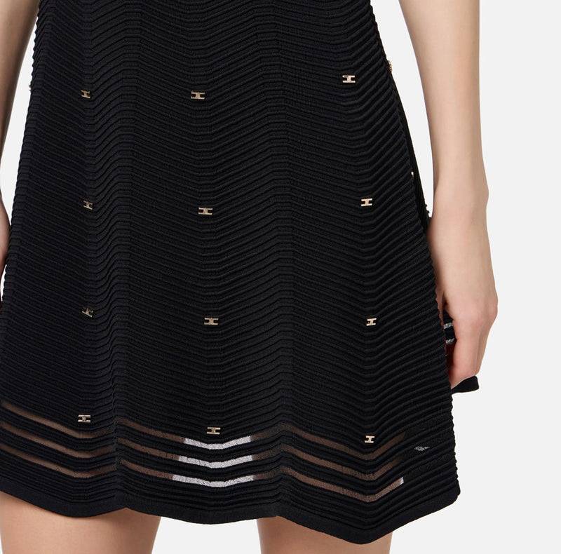 Elisabetta Franchi Kleid Schwarz 50% Rabatt mit kostenlosem Versand