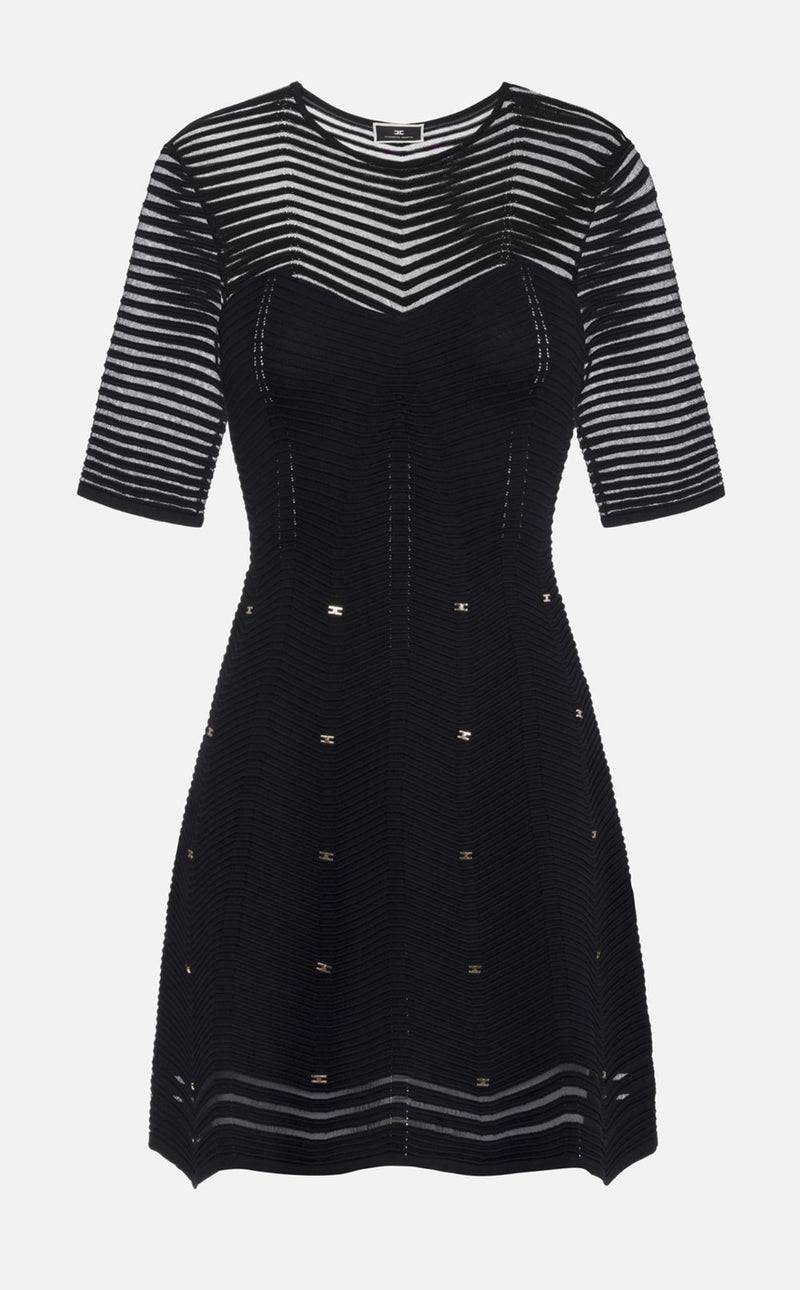 Elisabetta Franchi Kleid Schwarz 50% Rabatt mit kostenlosem Versand