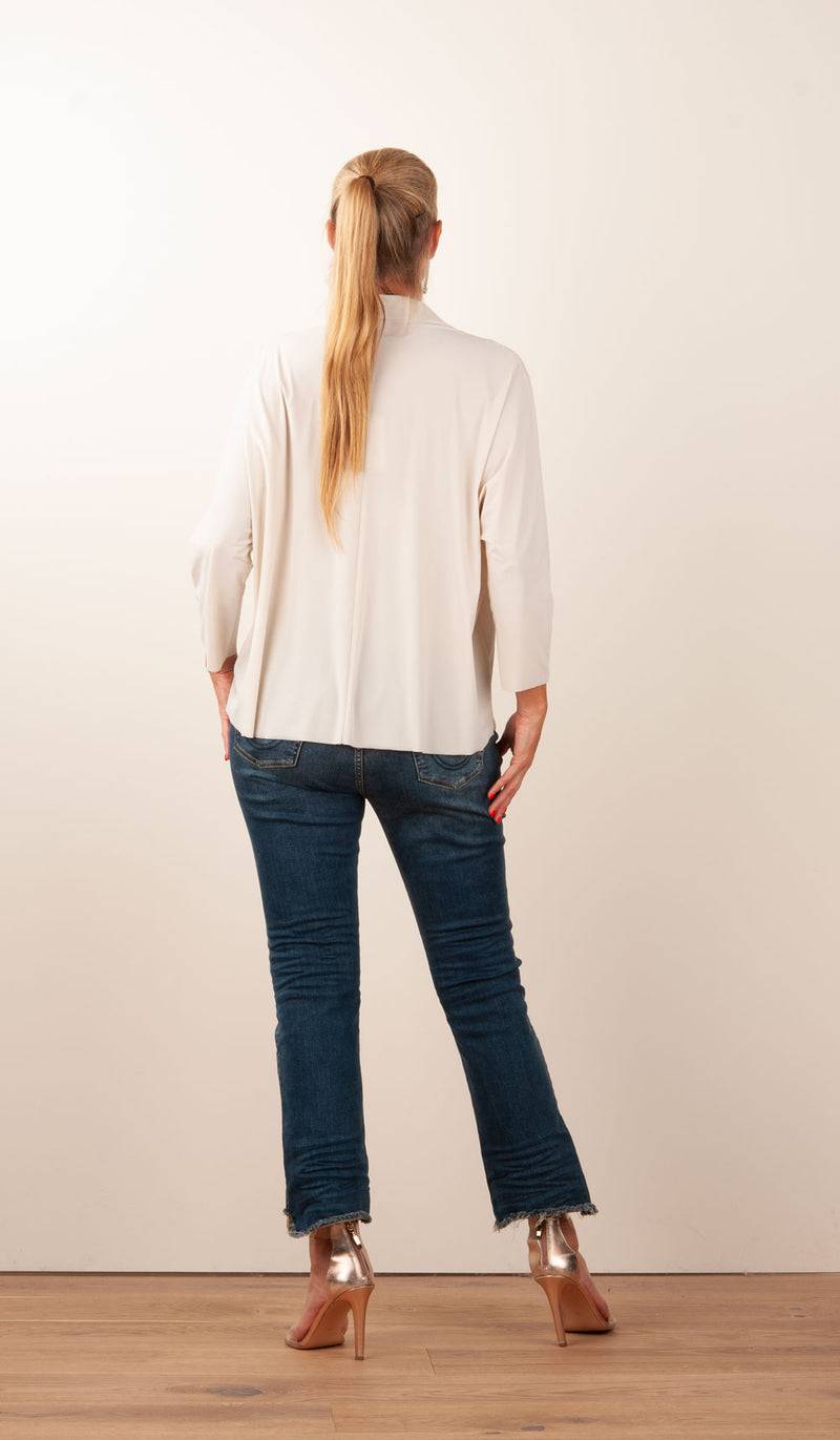 NineTo9 Bluse Hellbeige Speichern exportieren