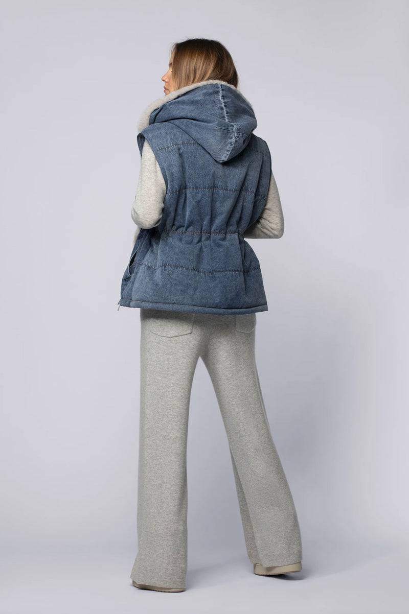 MAX & MOI Jeansjacke Blau | Grau Günstiger Verkauf