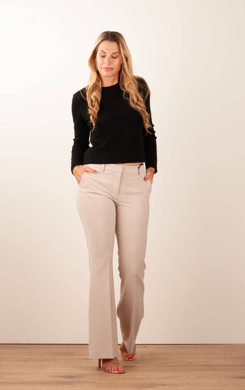 fleur Kurzer Kaschmir Pullover Schwarz Cyber Monday
