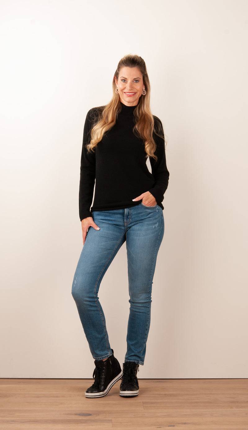 fleur Kaschmir Pullover Schwarz Bestseller