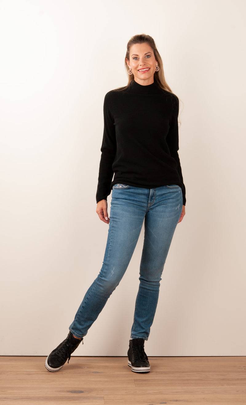 fleur Kaschmir Pullover Schwarz Bestseller