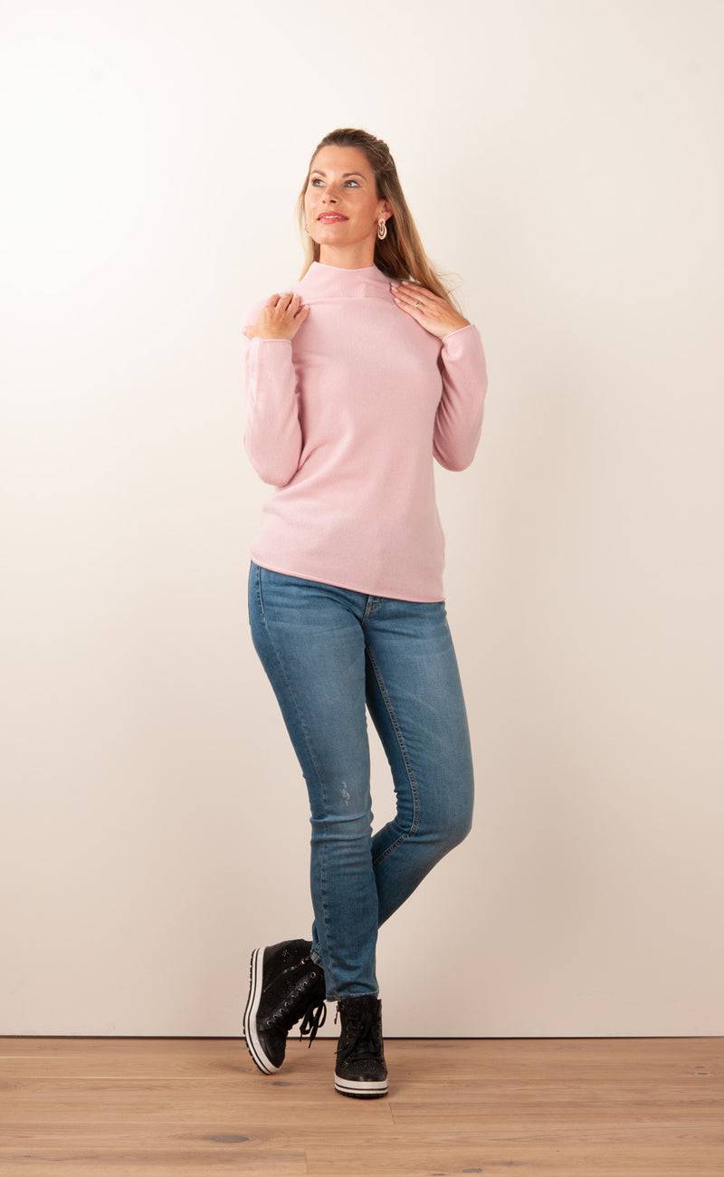 fleur Kaschmir Pullover Rosa Saisonale Angebote