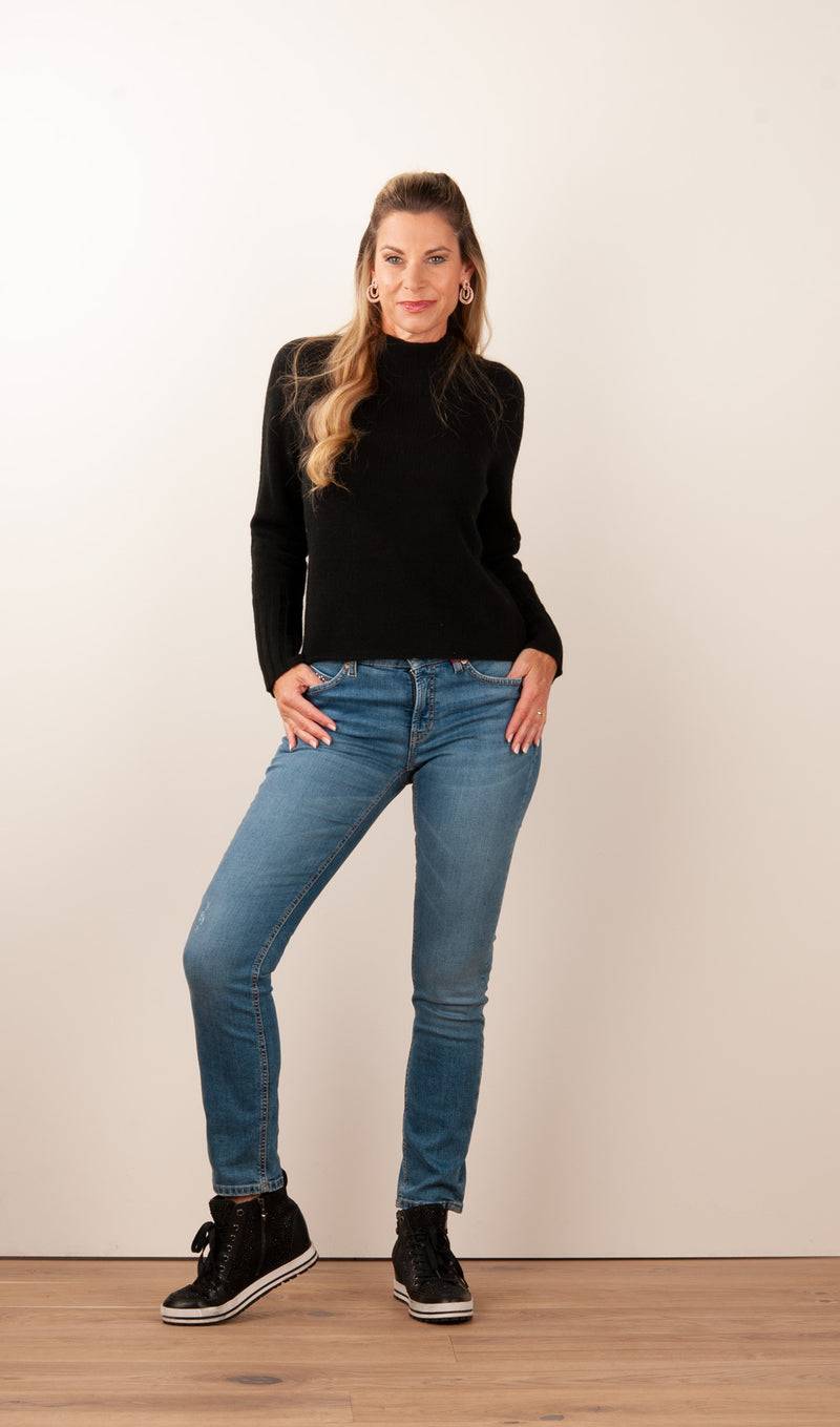 fleur Kaschmir Pullover Schwarz Räumungsverkauf