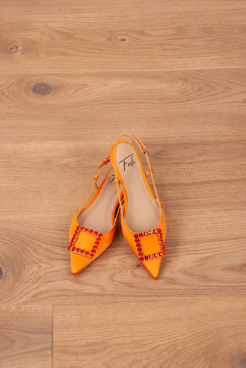 Roberto Festa Slingpumps Orange Super Rabatt
