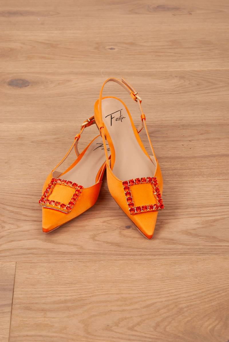 Roberto Festa Slingpumps Orange Super Rabatt