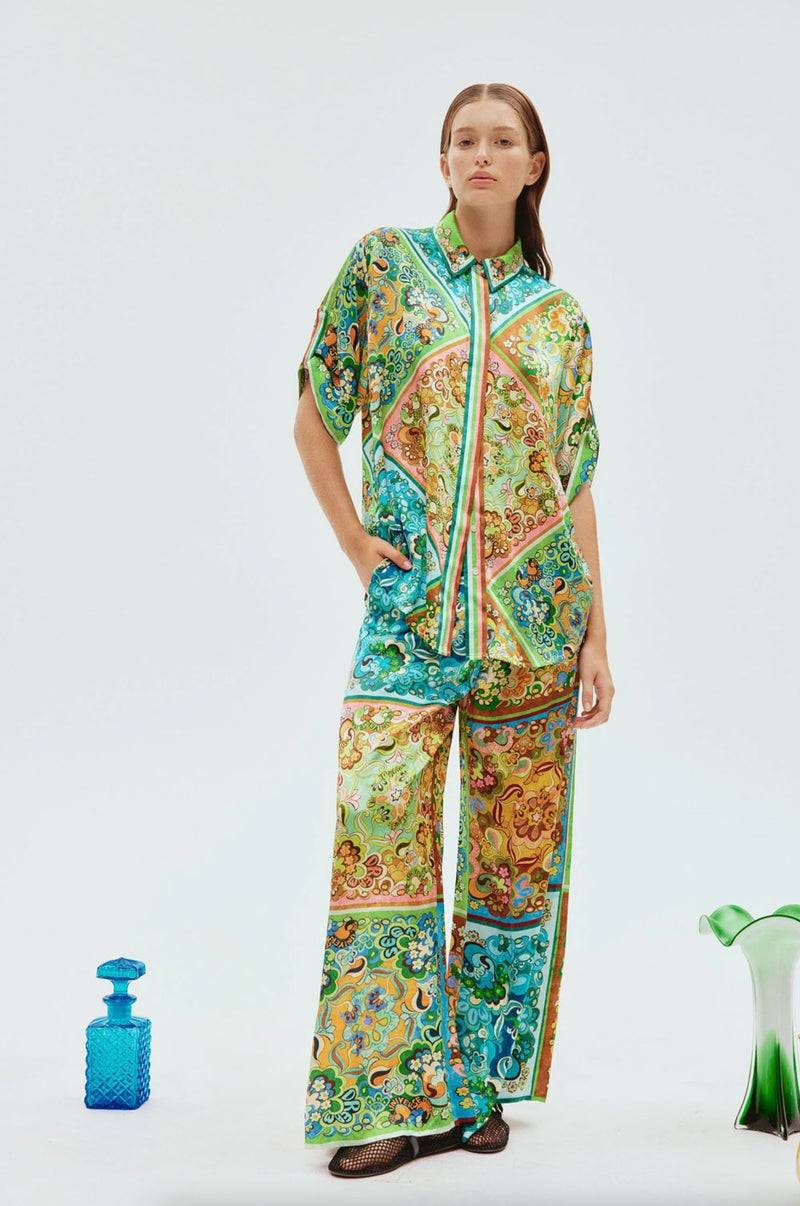 ALEMAIS Shirt Grün | Multicolor Wochenangebot