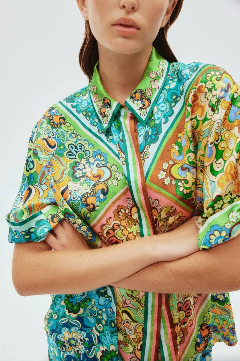 ALEMAIS Shirt Grün | Multicolor Wochenangebot